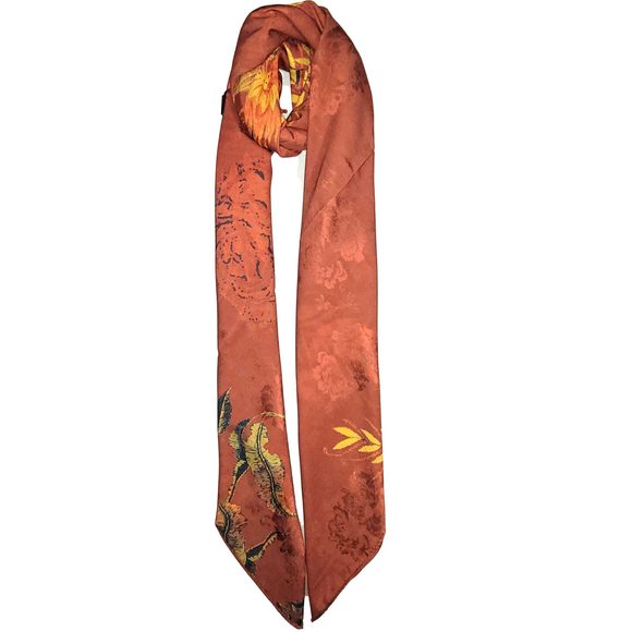 NWT Double Sided Silk Scarf 52"x52" Large Square Shawl Wrap XiangYunShal 2285 - Picture 9 of 15